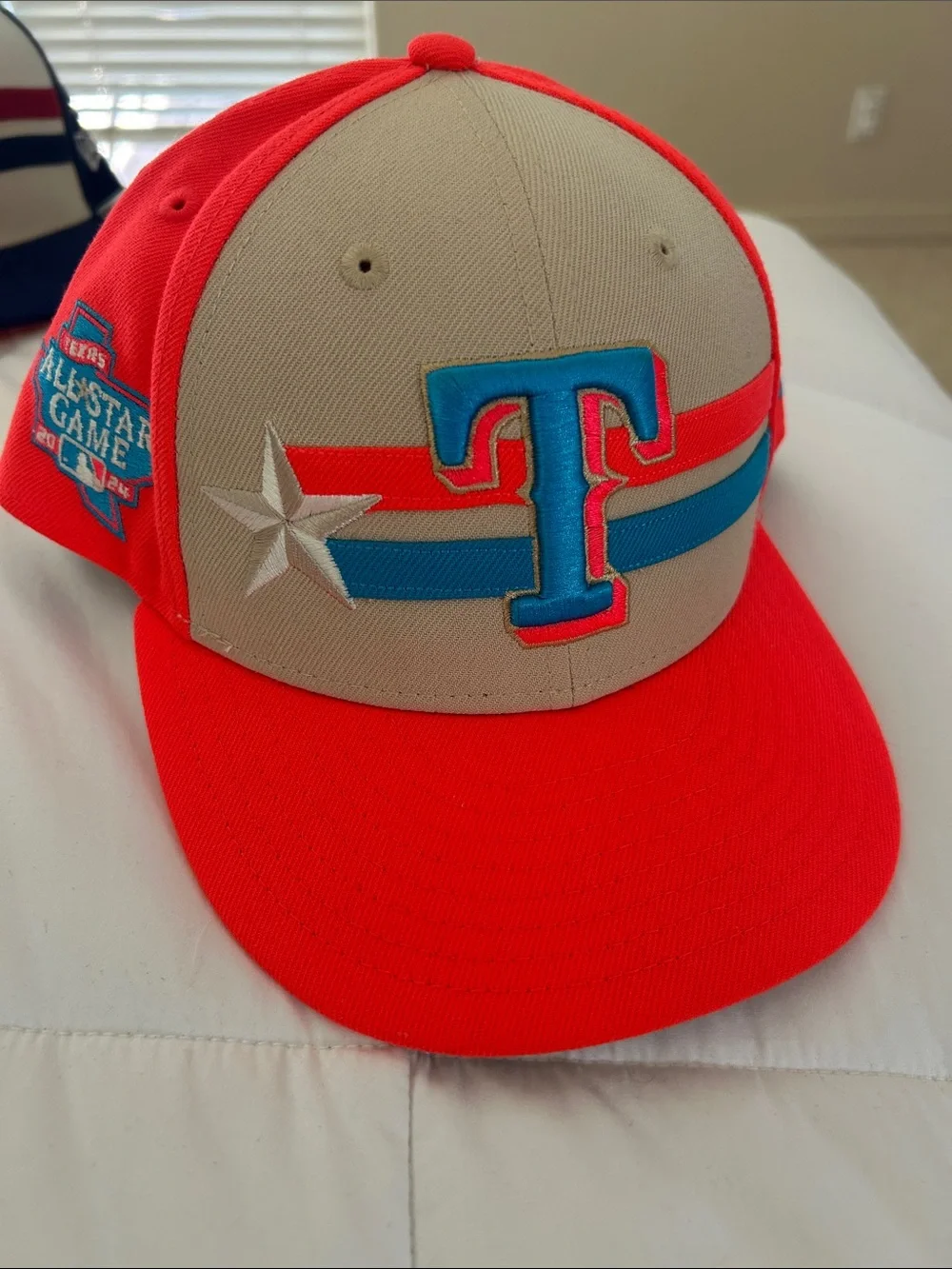 New Era 59FIFTY Red & Gray Fitted Baseball Cap